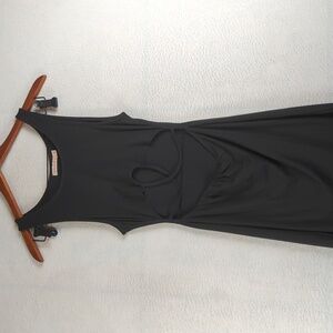Paradise Womens Black Cutout Bodycon Stretch Midi Dress Size‎ S